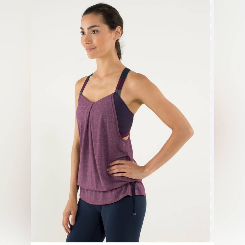 LULULEMON Rest Less Tank Bruised Berry